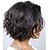 cheap Human Hair Wigs-Human Hair Full Lace Wig Bob style Brazilian Hair Water Wave Wig with Baby Hair Natural Hairline African American Wig 100% Hand Tied Women&#039;s Short Medium Length Human Hair Lace Wig