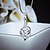 billige Mode Halskæde-kvinders smykker S925 sølv zircon charme
