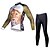 voordelige Herenkleding sets-ILPALADINO Voor heren Lange mouw Wielrenshirt met strakke wielrenbroek Winter Zomer Lycra Polyester Zwart Grappig Modieus Fietsen Sportoutfits 3D-pad Ultra-Violetbestendig Sneldrogend Ademend