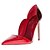 baratos Sapatos de Salto Alto de mulher-Feminino Saltos Couro Ecológico Verão Casual Salto Agulha Vermelho 10 a 12 cm