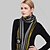 preiswerte Home &amp; Lifestyle-Damen Freizeit Acryl Schal,Rechteck Gestreift Winter Schwarz