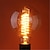 halpa Hehkulamppu-5kpl 40 W E26 / E27 G95 Lämmin valkoinen 2200-2800 k Retro / Himmennettävissä / Koristeltu Hehkulamppuinen vintage Edison-lamppu 220-240 V