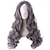 billiga Syntetiska peruker-kvinnor långa djupa våg syntetisk peruker granny grå värmetålig fiber billiga cosplay party peruk hår