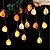 abordables Accessoires d&#039;Halloween-halloween citrouille chaîne tête fantôme lampes led barre lumineuse 16 support de lampe