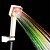 cheap LED Shower Heads-LED Colorful Shower Self Luminous Color Colorful Square Hand Shower (ABS Electroplating)
