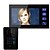 billige Dørtelefonssystem med video-Med ledning Multifamilie Video Ringeklokke 7 tommers 960*480 pixel En Til En Video Dørtelefon
