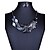 זול סטים של תכשיטים-1set סט תכשיטים שרשרת / עגילים For בגדי ריקוד נשים מפלגה חתונה קזו&#039;אל סגסוגת כסף / יומי