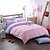 voordelige Dekbedovertrekken-bedtoppings dekbed dekbed overtrek 4 stuks set queen size vlakke plaat kussensloop effen kleur omkeerbaar microfiber stof