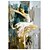 preiswerte Gemälde mit Menschen-Hang-Ölgemälde Handgemalte - Menschen Mediterran Modern Fügen Innenrahmen / Gestreckte Leinwand