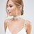 cheap Necklaces-Women&#039;s Pearl Choker Necklace Pearl Necklace Hollow Out Flower Ladies Tattoo Style Elegant Gothic Pearl Lace White Black Necklace Jewelry For Wedding Party Daily Casual Cosplay Costumes