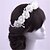 billige Bryllupshodeplagg-chiffon imitasjon perle pannebånd headpiece klassisk feminin stil
