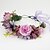 cheap Headpieces-Women&#039;s / Flower Girl&#039;s Fabric Headpiece-Wedding / Special Occasion / Casual / Outdoor Wreaths 1 Piece Clear