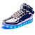 abordables Baskets Homme-Homme Chaussures LED Faux Cuir Printemps / Automne Basket Antidérapantes Argent / Doré / Soirée &amp; Evénement