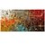 cheap Abstract Paintings-Oil Painting Hand Painted - Abstract European Style Canvas