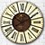 preiswerte Rustikale Wanduhren-Modern/Zeitgenössisch Familie Wanduhr,Kreisförmig Holz 34*34*3cm Drinnen Uhr