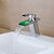cheap Bathroom Sink Faucets-Bathroom Sink Faucet - Waterfall / LED Chrome Centerset Single Handle One Hole