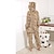 cheap Kigurumi Pajamas-Adults&#039; Kigurumi Pajamas Leopard Bear Onesie Pajamas Polar Fleece Cosplay For Men and Women Christmas Animal Sleepwear Cartoon Festival / Holiday Costumes / Leotard / Onesie / Leotard / Onesie