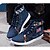 baratos Ténis para Homem-Homens Sapatos Confortáveis Tecido Primavera / Outono Tênis Antiderrapante Azul / Azul Claro / Cadarço