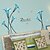 billige Vægklistermærker-Sille Liv Romantik Botanisk Vægklistermærker Fly vægklistermærker 3D mur klistermærker Dekorative Mur Klistermærker, Vinyl Hjem Dekoration