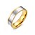 voordelige Ring-Heren Ringen voor stelletjes Wit Roestvast staal Verguld Gepersonaliseerde Modieus Feest Dagelijks Sieraden