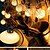 cheap Party Decoration-1.2M 10Bulbs LED String Lamps Sepak Takraw Balls Lights Christmas Outdoor Wedding Home Decoration