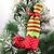 baratos Decorações de Natal-lindo papai noel suspensórios inicialização elf sapato calça saco do presente doces para o Natal decoração