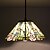 voordelige Hanglampen-20cm Ministijl Plafond Lichten &amp; hangers Metaal Glas Geschilderde afwerkingen Tiffany / Retro 110-120V / 220-240V