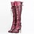 cheap Women&#039;s Boots-Women&#039;s Boots Spring / Fall / Winter Comfort PU Wedding / Dress / Casual / Party &amp; Evening Stiletto Heel Zipper Burgundy Others