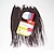preiswerte Haare häkeln-Geflochtenes Haar Senegal Twist Braids / Echthaar Haarverlängerungen 100% kanekalon haare / Kanekalon 81 Wurzeln Haar Borten Alltag