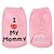 abordables Ropa para perro-Cat Dog Shirt / T-Shirt Puppy Clothes Solid Colored Casual / Daily Dog Clothes Puppy Clothes Dog Outfits White Pink Costume for Girl and Boy Dog Cotton S M L XL XXL