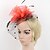 abordables Tocados-red de plumas fascinators headpiece elegante estilo femenino clásico