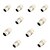 voordelige Gloeilampen-YouOKLight 2-pins LED-lampen 3000/6000 lm G4 T 8 LED-kralen SMD 3020 Decoratief Warm wit Koel wit 12 V / 10 stuks