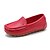 baratos Sapatos de Menino-Unissex-Rasos-Conforto-Rasteiro-Preto Azul Amarelo Rosa Vermelho Branco-Couro Camurça-Ar-Livre Casual Para Esporte