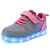 billige Drengesko-Drenge Sneakers Flade hæle LED PU Komfort / Lysende Sko Gang Forår / Efterår Lys pink / Mørkeblå / Lyseblå / Gummi