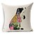 cheap Throw Pillows &amp; Covers-1 pcs Cotton / Linen Pillow Case Body Pillow Sofa Cushion, Animal Modern Contemporary Tropical