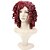 cheap Synthetic Trendy Wigs-Synthetic Wig Curly Style Capless Wig Red Red Synthetic Hair Red Wig