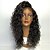 billige Lace-parykker af menneskehår-Menneskehår Helblonde Paryk Side del Gratis del Rihanna stil Brasiliansk hår Kinky Curly Brun Natur Sort Paryk 150% Hår Densitet 8-30 inch med baby hår Natural Hairline Afro-amerikansk paryk 100