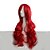 abordables Pelucas para disfraz-peluca sintética cosplay peluca cuerpo ondulado cuerpo ondulado peluca larga muy larga pelo sintético rojo mujer peluca roja halloween