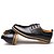 baratos Sapatos Oxford para Homem-Homens Oxfords Sapatos formais Sapatos de couro Sapatos Confortáveis Casual Casamento Escritório e Carreira Caminhada Pele Preto Marron Primavera / EU40
