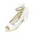Χαμηλού Κόστους Παπούτσια Γάμου-Γυναικεία Τακούνια Σφήνες με σφήνα Τακούνι Σφήνα Κορδέλα Μετάξι Άνοιξη / Καλοκαίρι Μαύρο / Λευκό / Βυσσινί / Γάμου / Πάρτι &amp; Βραδινή Έξοδος