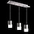 voordelige Hanglampen-3-Light Plafond Lichten &amp; hangers Sfeerverlichting Galvanisch verzilveren Metaal Glas LED 110-120V / 220-240V Warm Wit / Wit Lamp Inbegrepen / Geïntegreerde LED