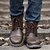 Χαμηλού Κόστους Ανδρικές Μπότες-Ανδρικά Άνοιξη / Καλοκαίρι / Φθινόπωρο Causal Πάρτι &amp; Βραδινή Έξοδος Γραφείο &amp; Καριέρα Μπότες Δέρμα Αντιολισθητικό Μαύρο / Καφέ / Χειμώνας / Κορδόνια