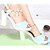 billige Sandaler til kvinder-Damer Sandaler PU Sommer Afslappet Spænde Tyk hæl Platå Blokhæl Hvid Blå Lys pink 7,5-9,5 cm