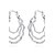 preiswerte Ohrringe-Damen Kreolen damas Retro Europäisch Modisch Sterling Silber versilbert Ohrringe Schmuck Weiß Für Party Alltag Normal Sport