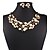 cheap Jewelry Sets-Women&#039;s Jewelry Set Necklace / Earrings Statement Ladies Vintage European Fashion Earrings Jewelry Gold / Silver For Wedding Party Daily Casual Prom Work