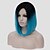 preiswerte Kostümperücke-Cosplay Perücken Synthetische Perücken Perücken Perücke Kurz Blau Synthetische Haare Damen Blau