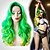 cheap Costume Wigs-Synthetic Wig Cosplay Wig Body Wave Body Wave Wig Long Very Long Green Synthetic Hair Women&#039;s Green