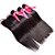voordelige Haar in één verpakking-Indiaas haar Haar Weft met Sluiting Recht  Haarextensions 4-delig Zwart