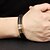 abordables Bijoux Religieux-Bracelets en cuir Homme Cuir dames Rétro Vintage Mode Bracelet Bijoux Doré Argent Forme Géométrique pour Regalos de Navidad Cadeau Quotidien Décontracté