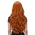 halpa Synteettiset trendikkäät peruukit-Synteettiset peruukit Kihara Peruukki Hyvin pitkä Oranssi Synteettiset hiukset Naisten Punainen